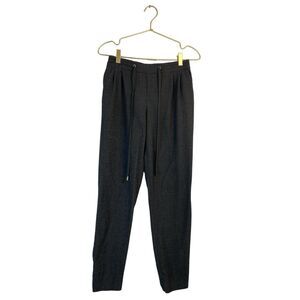 Zara Basics Womans XS‎ Pants Skinny Gray Plaid  High Waisted Academia 371